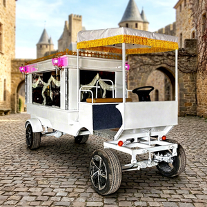 Carroza Fúnebre Eléctrica Clásica de Cuatro Ruedas con Neumáticos, Diseño Blanco de Alta Calidad, Ataúd Moderno, Transporte Especial - Product Image 1
