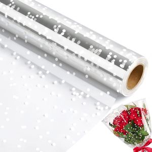 Rollo de Película Retráctil Transparente Impresa con Diseño Personalizado, a Prueba de Humedad, para Envolver Regalos y Cestas de Artesanía - Product Image 1