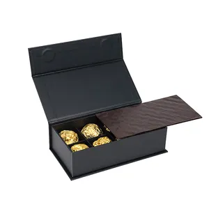 Grande boîte aveugle de luxe personnalisée pour l'emballage de cadeaux de faveur sur les aliments chocolat bonbons biscuits chips de pommes de terre bijoux en carton