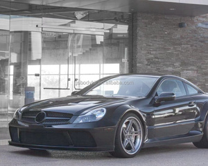 Pour mercedes-benz <span class=keywords><strong>SL</strong></span> R230 Kit carrosserie BS Style nouveau capot pare-chocs avant large corps ailes jupes latérales pare-chocs arrière aileron arrière aile - Product Image 6