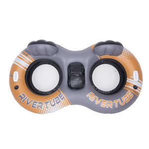 Nhiệm vụ nặng nề Inflatable 2 người sông Float Ống bè với Cooler - Product Image 4