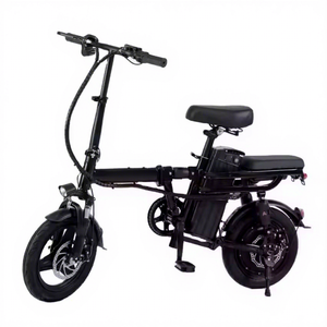 Bicicleta Eléctrica Plegable de 350W 15AH para Desplazamientos, 14 Pulgadas, 48v, Batería de Litio Extraíble, 20 MPH - Product Image 1