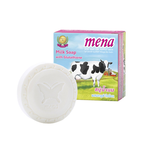 สบู่เมน่า นมจากไทย สูตรดั้งเดิม ผิวเนียนกระจ่างใส บำรุงผิว ช่วยให้ผิวขาวขึ้น เนียนนุ่มดุจผิวเด็ก สำหรับผู้ใหญ่ - Product Image 2