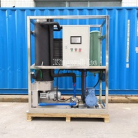 Machine à glaçons tubulaires monophasée KINGWELL pour usage familial, 500 kg - 1000 kg, pour petite usine de glace