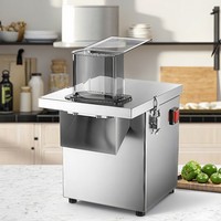 Machine à découper les légumes multifonctionnelle en acier inoxydable, électrique, pour trancher, couper en dés et en bâtonnets les frites, idéale pour les restaurants