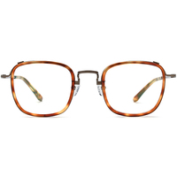 Gafas Borregls de Acetato y Titanio para Mujer, Diseño Cuadrado, Marca de Diseñador, Novedad 2025, Lentes Ópticas para Hombre, Modelo 185730