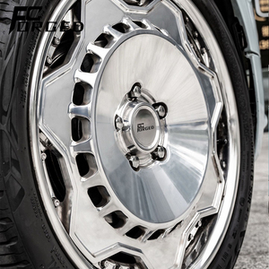Jantes chromées 5x100 5x112 5x114.3 5x120 5x130 <span class=keywords><strong>5</strong></span> branches, jantes profondes concaves pour BMW Série 7 730li Audi Mercedes CF3 - Product Image 1