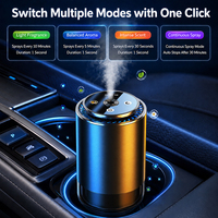 Diffuseur d'arômes intelligent pour voiture, capacité 50 ml, contrôle de la lumière ambiante LED 6 couleurs, respectueux de l'environnement, pour l'intérieur de l'automobile