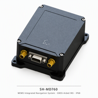 Sistem Navigasi Terintegrasi MEMS GNSS Aided INS 0.05 Derajat Roll Pitch 0.1 Derajat Heading RTK PPK RS-232 RS-422 CAN UAV Robot Kelautan