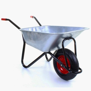 Carretilla de construcción resistente para jardín, acero, hormigón, modelo de Francia, Truper, individual, grande, Kenia para Turquía, carretilla de trabajo - Product Image 1