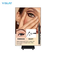 Afficheur publicitaire LED VISLAT, écran d'affichage numérique P2.5 LED pour magasin/banque/bar/école et entreprise