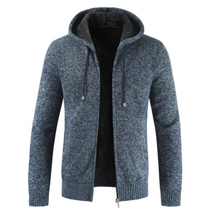 <span class=keywords><strong>Cardigan</strong></span> con cappuccio lungo da uomo <span class=keywords><strong>Slim</strong></span> <span class=keywords><strong>Fit</strong></span> personalizzato maglieria Casual alla moda spessa calda per lo stile Rajut autunnale - Product Image 6