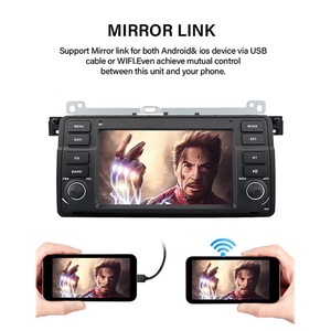 Lecteur DVD de voiture avec écran IPS 4 cœurs de 7 pouces, WIFI, GPS, Android 2 <span class=keywords><strong>Din</strong></span>, <span class=keywords><strong>autoradio</strong></span> pour <span class=keywords><strong>BMW</strong></span> <span class=keywords><strong>E46</strong></span> 1998-2005 - Product Image 5
