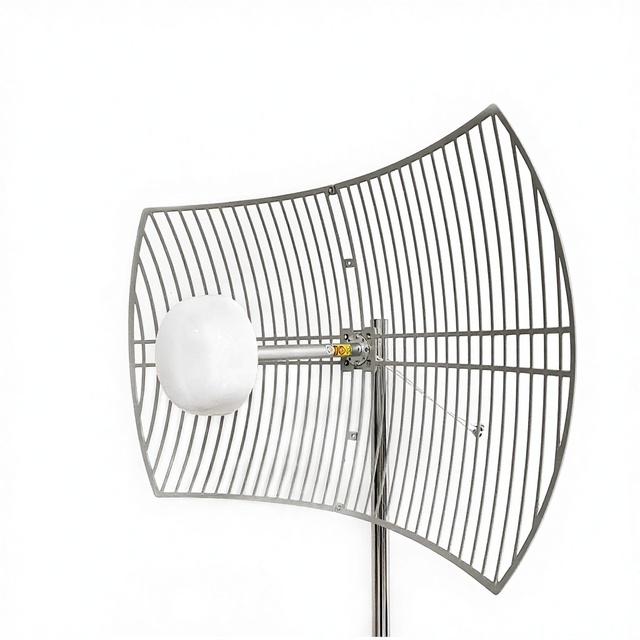 High Quality Hot Selling 700-4000MHz 5G Outdoor 2x30dbi MIMO Parabolic Grid Antenna for WiFi Router HRT TDJ-0738SPD9-30x2