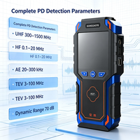 Detector de descargas parciales portátil multimodo, probador de descargas parciales integrado, reconocimiento inteligente de defectos, generación de informes con un solo clic
