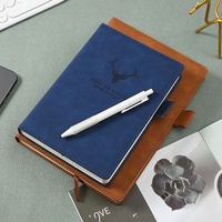 Benutzer definiertes Logo A5 Journal Werbe A5 Tagebuch Notizblock Leder Hardcover Business Notebook