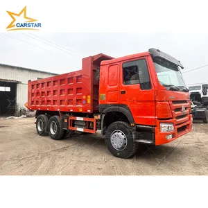 중국 사용된 HOWO 6X4 371HP 쓰레기꾼/덤프/팁 주는 사람 트럭 가격 20 톤 사용된 덤프 트럭