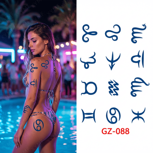 Tatuaggi Temporanei Semi-Permanenti <span class=keywords><strong>con</strong></span> Oltre 5000 Disegni, Impermeabili, Resistenti al Sudore, Durata 2 Settimane, Motivi Floreali - Product Image 1