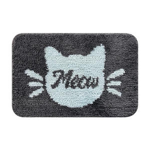 Alfombra de Baño Moderna Minimalista de Microfibra, Rectangular, con Diseño Novedoso, Absorbente y Antideslizante, para el Hogar, Baño, Entrada y Dormitorio - Product Image 3