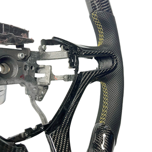Carbon Fiber Perforated Leather D-shaped Car Steering Wheel for Honda <strong>Civic</strong> 8th Fit XRV CRV URV Models Can Be Customized - Product Image 6