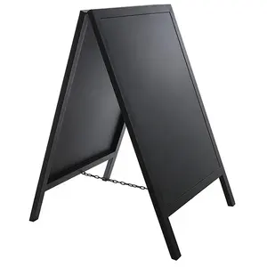 定制a架黑板双面磁性折叠桌面黑板画架挂框粉笔板展示告示板