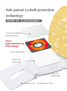 Listo Stock Descuento Eye Spa Climatizada Sueño caliente Anti-Dark Circle Relajante Hidratante Desechable Autocalentamiento Steam Eye Mask - Product Image 3