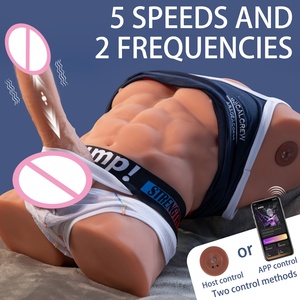 Masturbador Masculino Inteligente con IA de Alta Resistencia de 26 lb, Torso de Silicona Realista, Dildo Vibrador con Empuje Automático, Envío Discreto - Product Image 4
