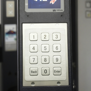 3x4 phím nút không gỉ USB chức năng Kim loại số ATM máy bàn phím - Product Image 1
