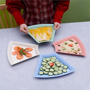 Juego de Platos Ecológicos de Paja de Trigo con Impresión de Serigrafía Personalizada - Listo para Eventos y <span class=keywords><strong>Promociones</strong></span>, MOQ Bajo - Product Image 4