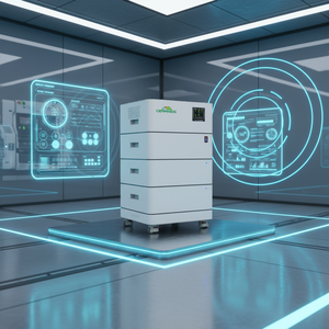ESS energiespeicher stapelbare All-in-One-Solarbatterie mit On-/Off-Grid-Hybrid-Wechselrichter 51,2 V 200 Ah 10 kW 20 kW Solarenergiesystem - Product Image 1