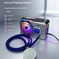 Le radiateur de refroidissement liquide pour téléphone portable Nishen Ice Edition 3pro convient au refroidissement des appareils, des tablettes et des diffusions en direct.