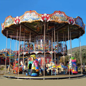 Carrusel de Dos Pisos Safe Kids - Atracción de Gran Capacidad para Parques Temáticos Familiares - Product Image 2