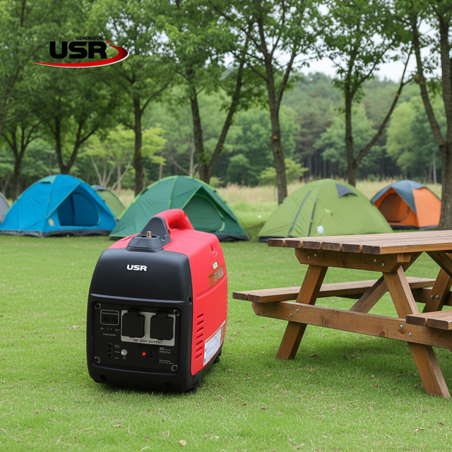 Single-Phase Inverter Gas Generator 2KW EV20LPG EPA AC Portable with Recoil Starting System for Home Use 50/60Hz Frequency