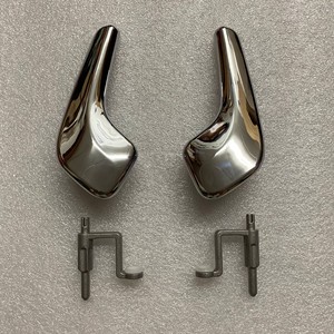 Door Handle Covers For 06-14 Opel Corsa L:13297813 R:13297814 <b>ABS</b> Chrome Finish - Product Image 1