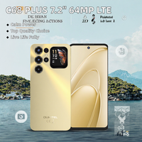C68 PLUS Écran HD 7,2 pouces 64MP Octa Core Batterie 6000mAh Charge rapide 18W Android 15 8Go+256Go NFC Taux de rafraîchissement 120Hz LTE Double SIM