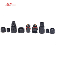 Connecteur industriel mâle-femelle LLT M16 300V 15A IP67 IP68 à 2, 3, 4, 5, 6, 7, 8, 9, 10, 12 broches, fiche et prise