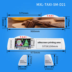 Écran de toit de taxi intelligent, écran vidéo LED pour voiture lourde, affichage publicitaire électronique couleur pleine, affichage HD, spécifications - Product Image 3