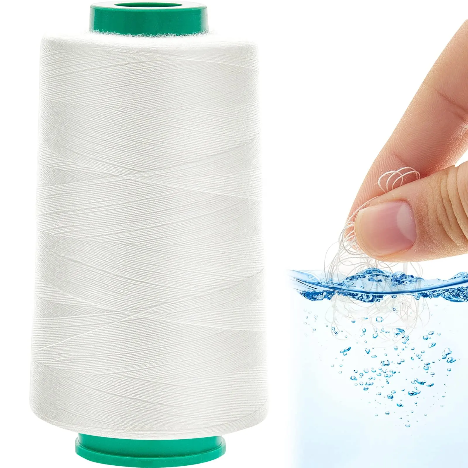 Eco-friendly 20 40 Degree Water Soluble Water Dissolves Thread 100% Pva Yarn Water Soluble Sewing Thread 40/2