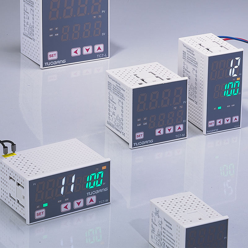 TUOBANG PID LED Display Temperature Controller TC7-S/L ABS Relay Solid-state Output ODM/OEM Industry Thermostat 100-240V