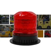 ไฟแฟลชเตือนภัยด้วยเสียงเพื่อความปลอดภัยกำลังสูง6วัตต์12V 24V ไฟแฟลชตำรวจหมุนได้ LED Beacon Light สำหรับรถยก