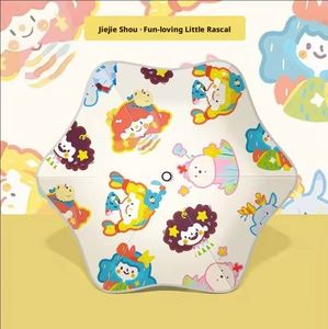 Paraguas Moderno de Dibujos Animados con 6 Varillas, Semiautomático, Plegable, de Doble Uso, con Tubo de Hierro, para Niños, con Esquinas Seguras y Diseño que Brilla en la Oscuridad - Product Image 1