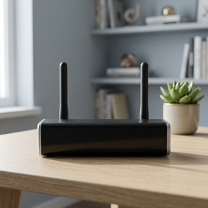 Black Plastic Modern Double Antenna Streaming Encoder Live Production Device Compact Wireless Broadcast Aerial Unit - Product Image 2