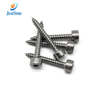 JeaSnn tête croix encastrée Machine boulon hexagonal autotaraudeuse à six pans creux moleté pouce Micro vis plates