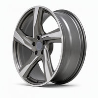 Jantes forgées sur mesure OEM à 5 branches, 17-24 pouces, finition gris canon usiné, en alliage d'aluminium, nouvelle compatibilité universelle avant/arrière Mercedes S