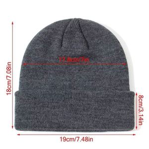 Gorros de Punto Acrílicos para Niños con Logotipo Personalizado Bordado, Gorros de Invierno Gruesos de Color Sólido para Bebés, Múltiples Colores Disponibles - Product Image 4