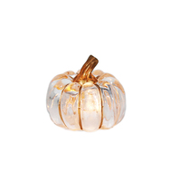 Halloween Outdoor Decor Led Mini Kunststoff Kürbis Lichter Dekoration für Indoor Party Tisch dekoration