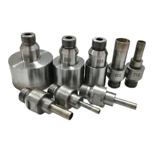 1/2" GAS Iron Bronze Brazed Body sintered diamond drill core bits drilling tools for drilling glass bit