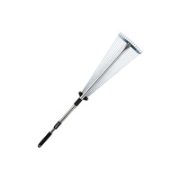 RK15-208 15 dents jardin réglable râteau Chine outils extensible pliant feuilles râteau pour pelouse cour fleurs lits et toit