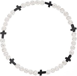 Collana colorata Discoball Baseball con perline Bling collana alla moda in argilla elastica croce <span class=keywords><strong>a</strong></span> <span class=keywords><strong>mio</strong></span> <span class=keywords><strong>figlio</strong></span> - Product Image 2