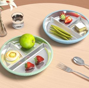 Nuevo Plato Dividido de Acero Inoxidable con Anillo de Succión Antideslizante de Silicona, Plato de Alimentación para Niños con Aislamiento Térmico - Product Image 5
